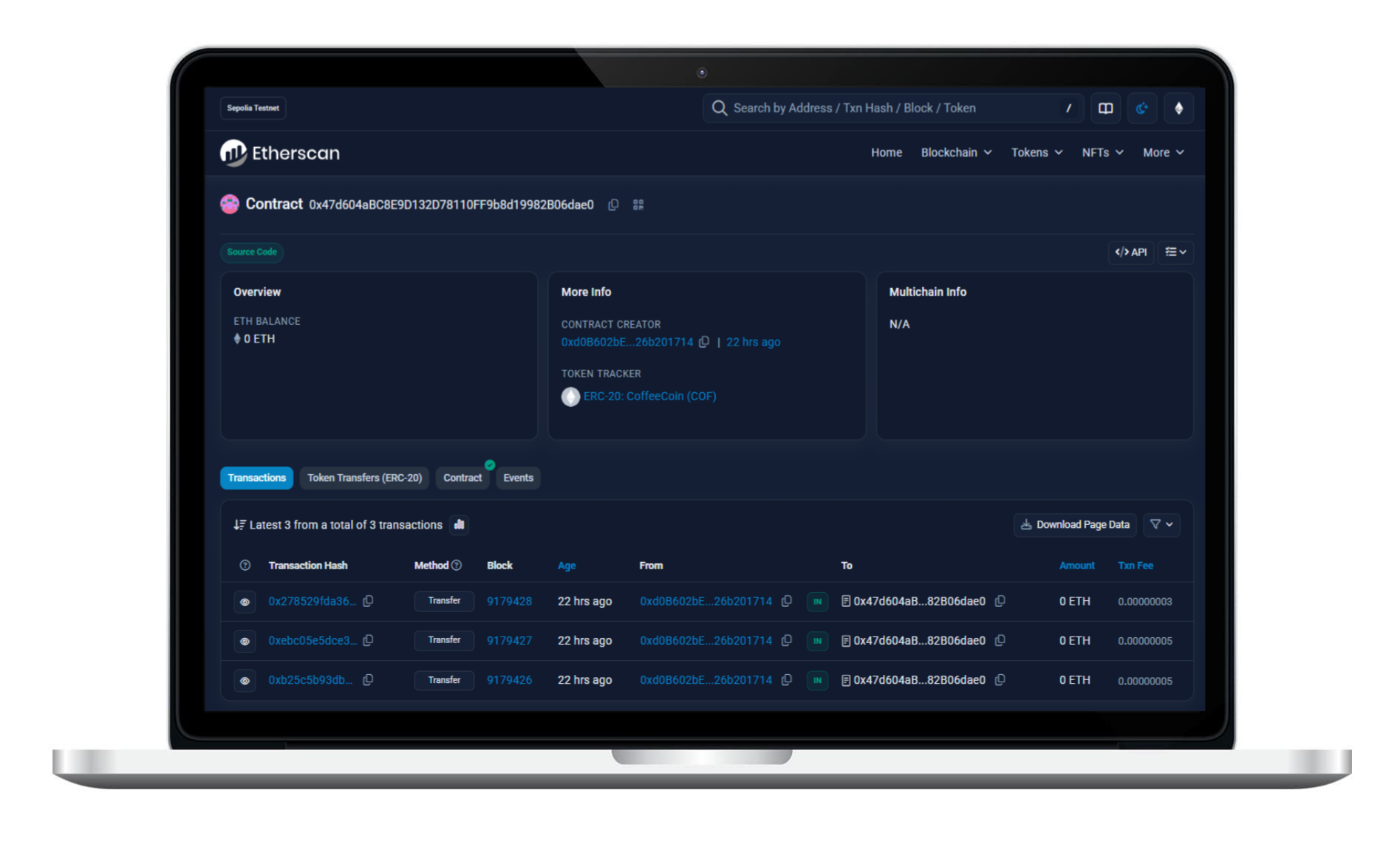 CoffeeCoin Project